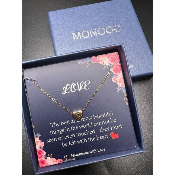 Heart Monogram Necklace - Picture 5 of 5